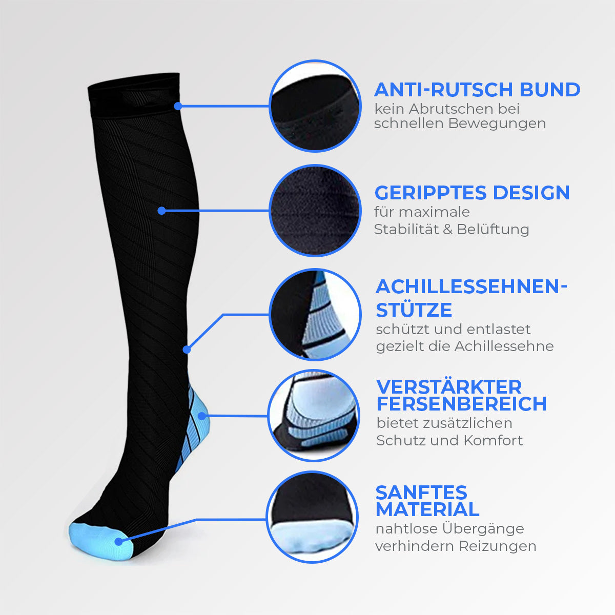 ZYVO® Recovery Kompressionsstrümpfe