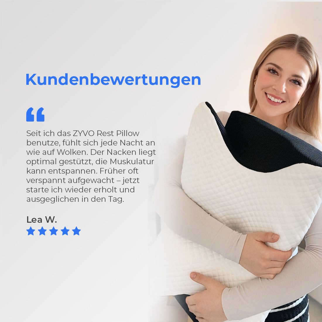ZYVO Rest Pillow in Weiß